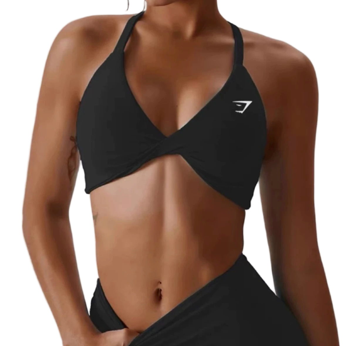 Black Women's Sports Bra