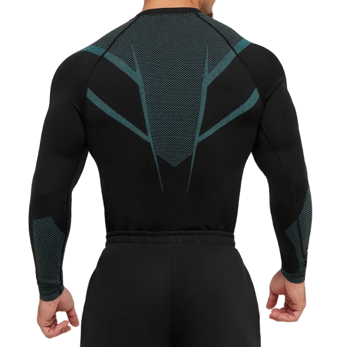 Brand Blue Long Sleeve Compression