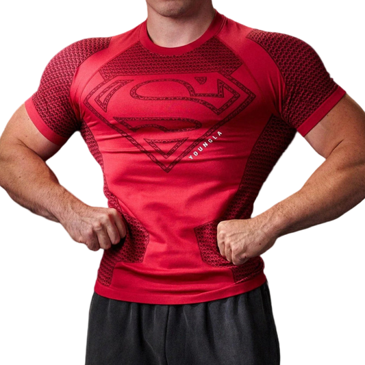 Superman Red Compression Shirt