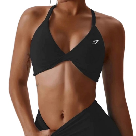 Black Women's Sports Bra