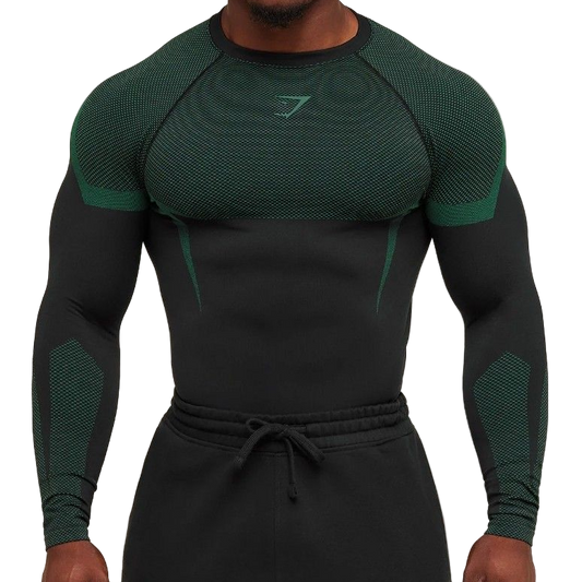 Lift Green Long Sleeve Compression