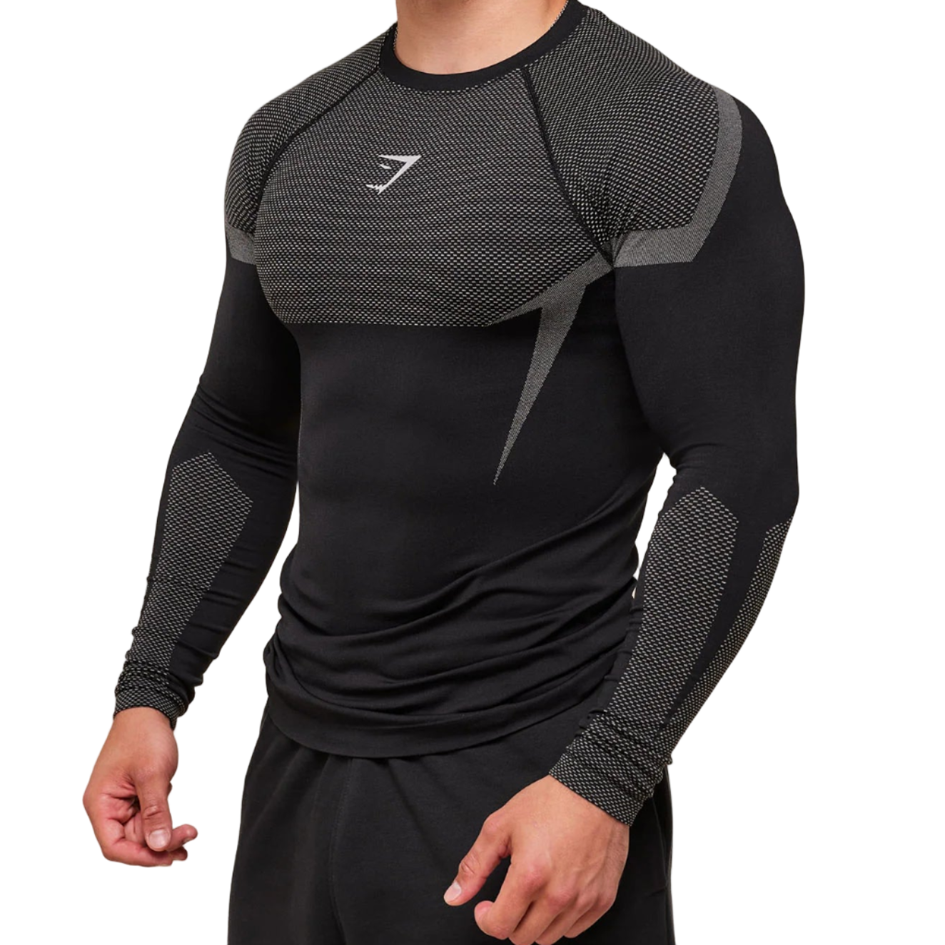 White Long Sleeve Compression