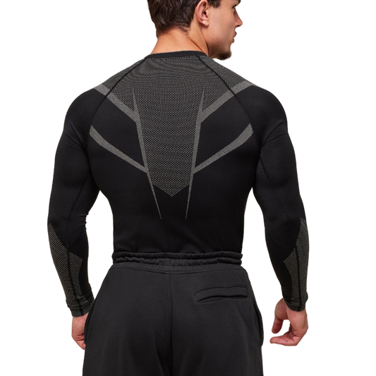 White Long Sleeve Compression