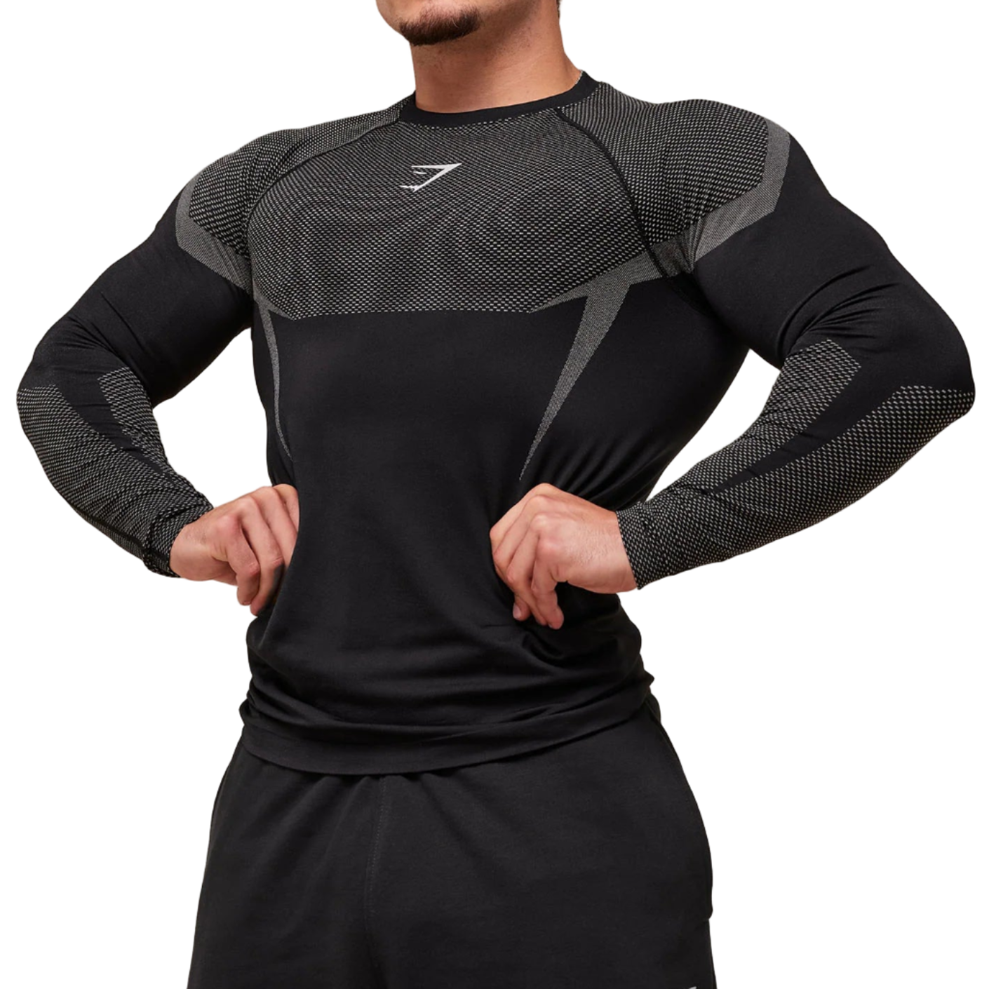 White Long Sleeve Compression