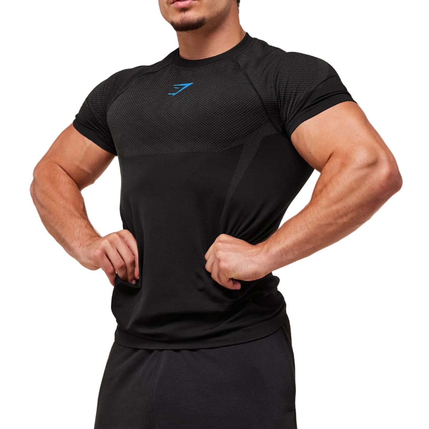 Black & Blue Compression Shirt
