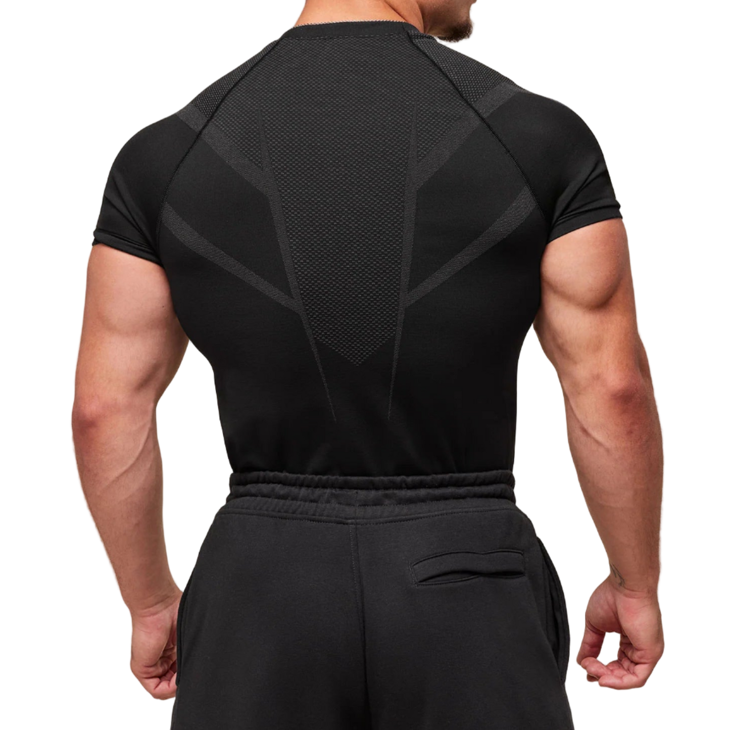 Black & Blue Compression Shirt