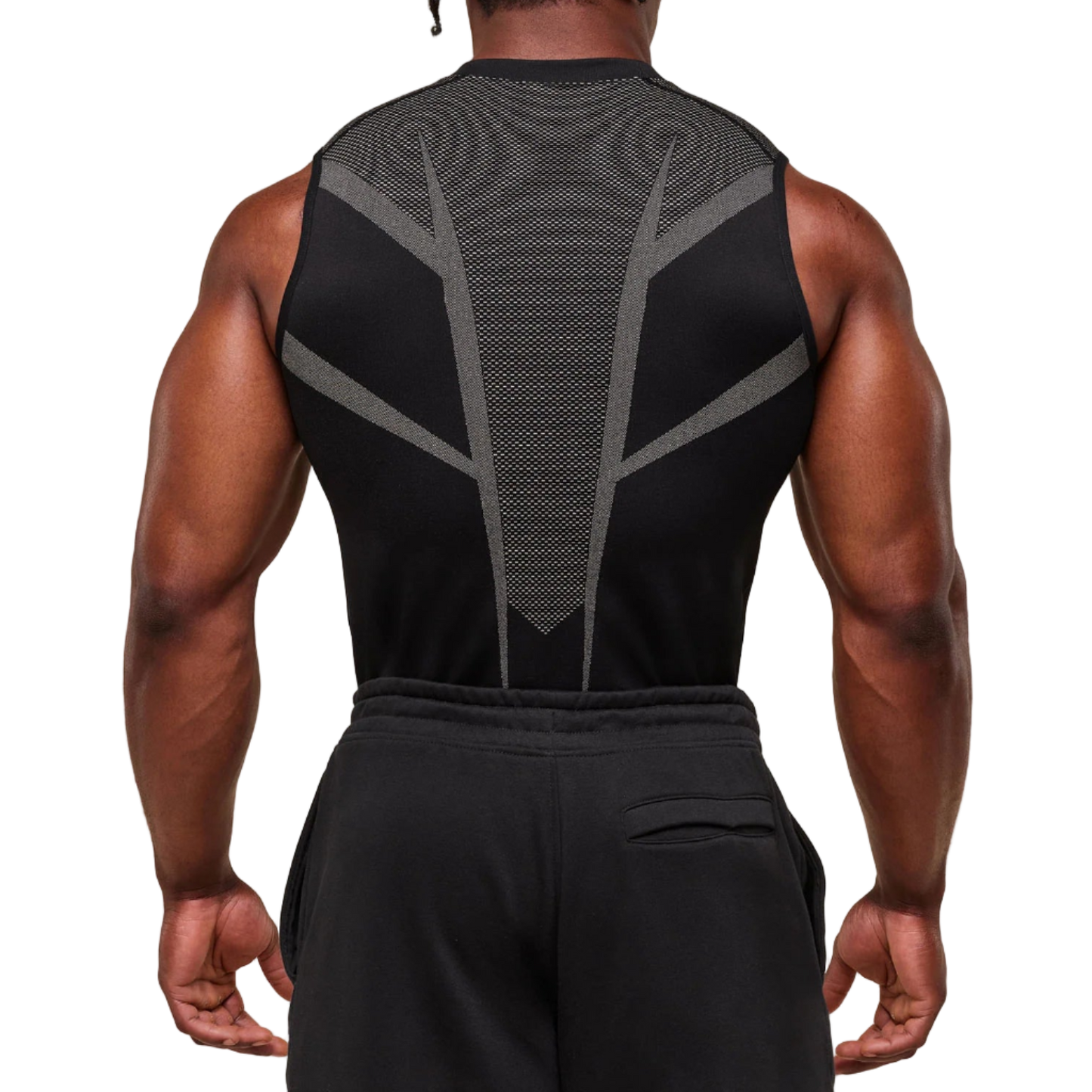 Black & White Compression Tank Top