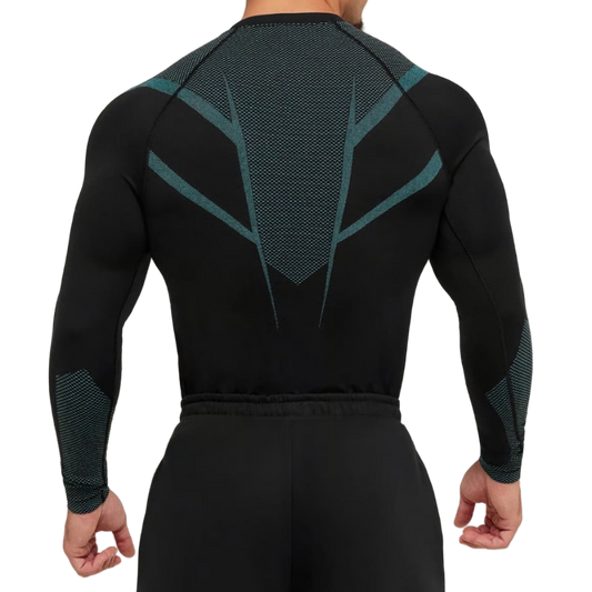 Brand Blue Long Sleeve Compression