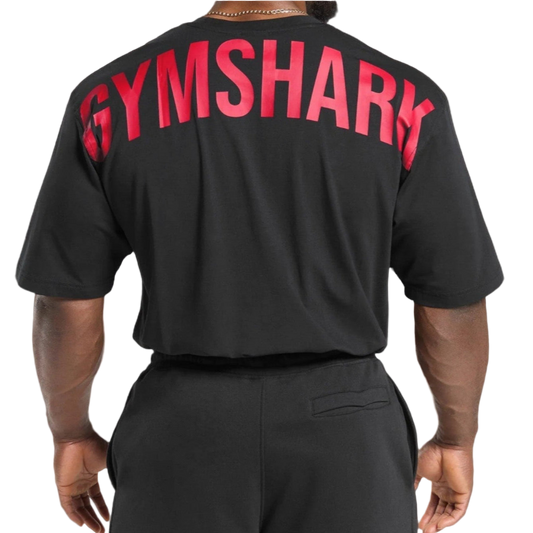 Oversized Black & Red Shirt