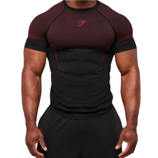 Wine Red Compression Shirt